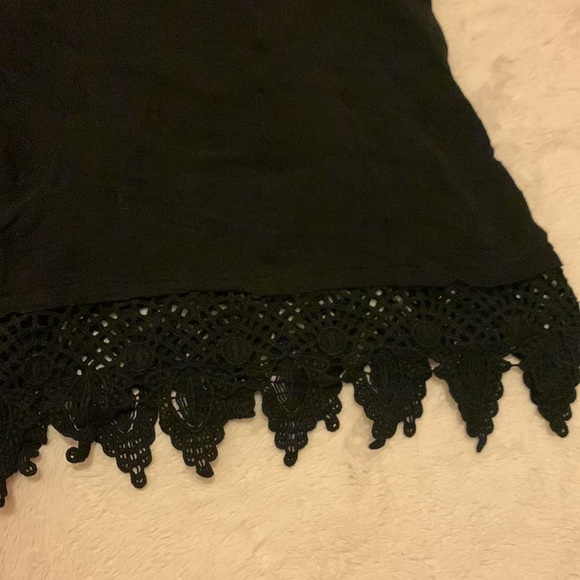 Ecoté Black Romper with Lace and Tie-Up Back Size S - Picture 5 of 5